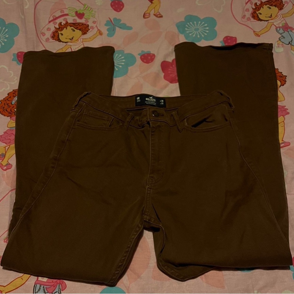 Hollister Brown High-Waist Jeans